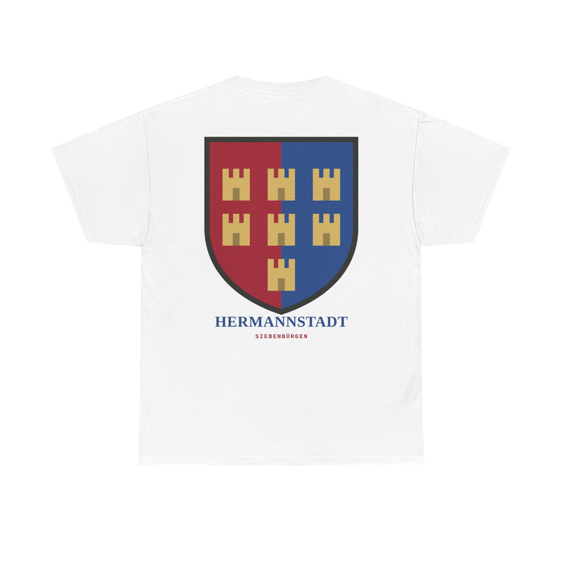 Rückseite Siebenbürgen T-Shirt Herren — Hermannstadt