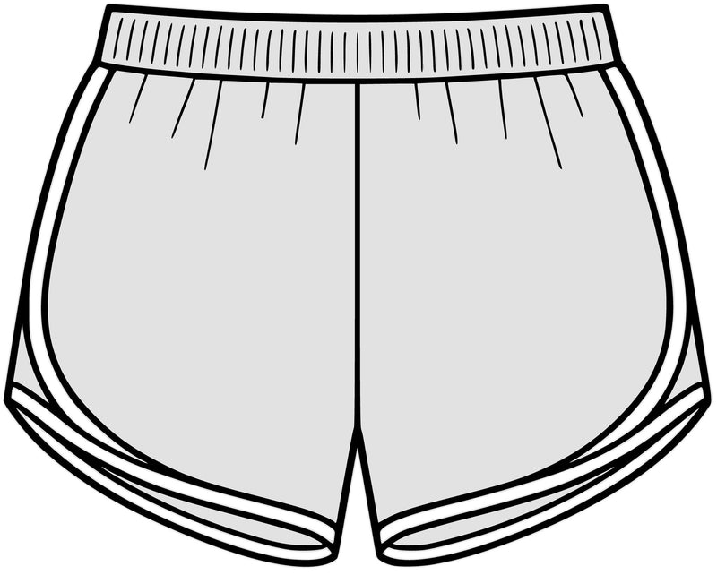 Rückseite Siebenbürgen Laufshorts Damen
